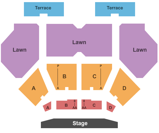 Fraze Pavilion seating chart