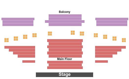 Gary & Laura Maurer Concert Hall at Old Town School of Folk Music seating chart