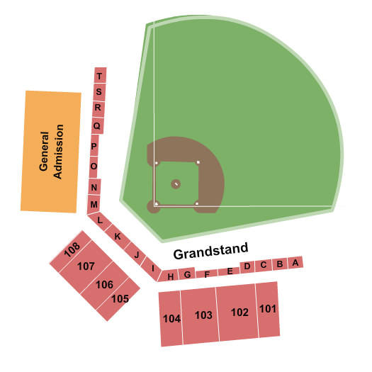 Gesa Stadium seating chart