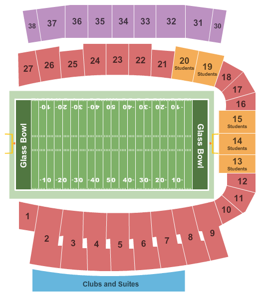 Glass Bowl seating chart