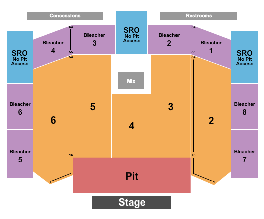Grand Casino Hinckley Amphitheater seating chart