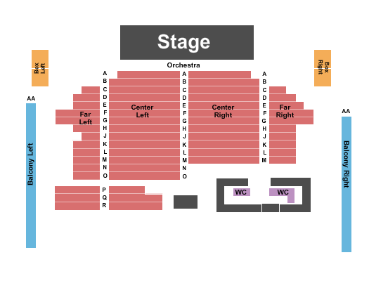 Grand Opera House of the South seating chart