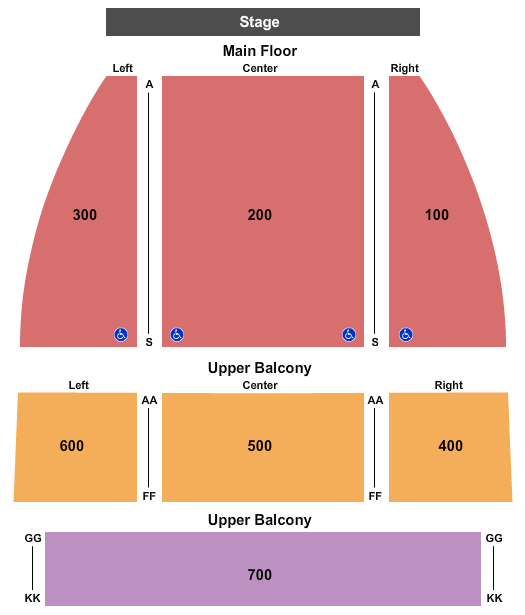 Grand Rapids Civic Theatre seating chart