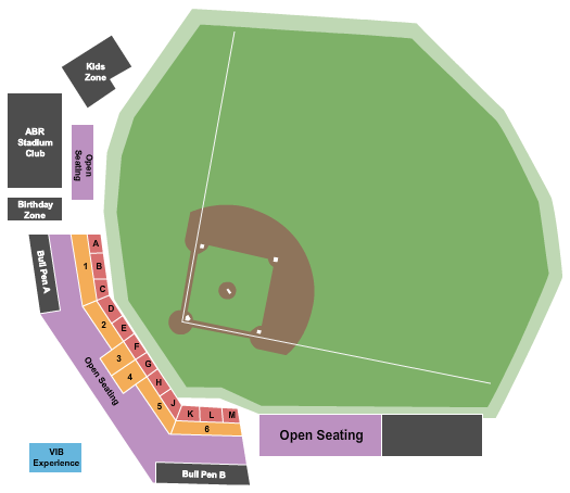 Grayson Stadium seating chart