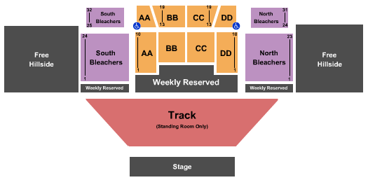 Great Jones County Fair seating chart