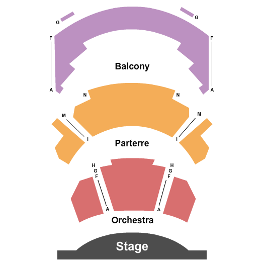 Hammer Theatre Center seating chart