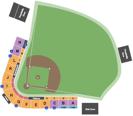 Hanover Insurance Park at Fitton Field seating chart
