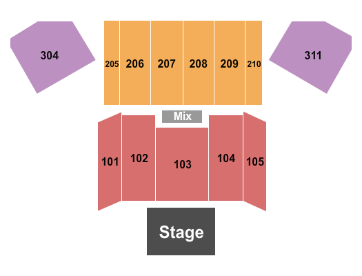 Hard Rock Live At Etess Arena seating chart