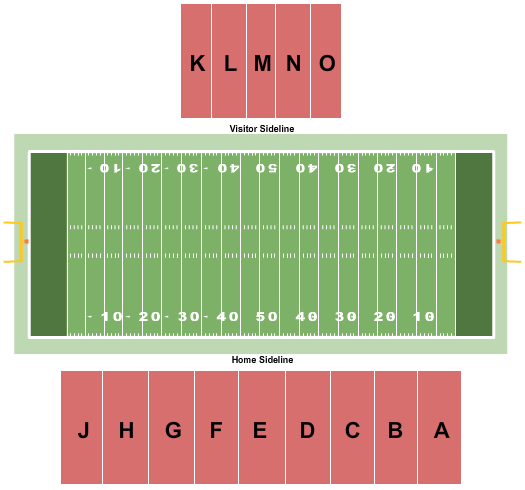 Hardy Graham Stadium seating chart