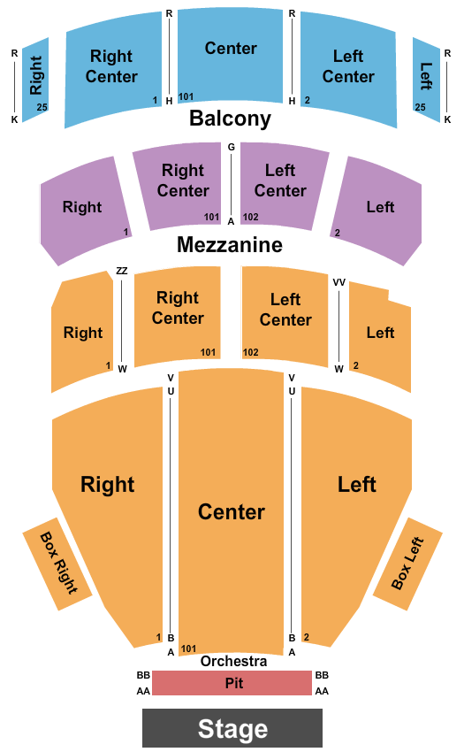 Harry and Jeanette Weinberg Theatre At The Scranton Cultural Center - Masonic Temple seating chart