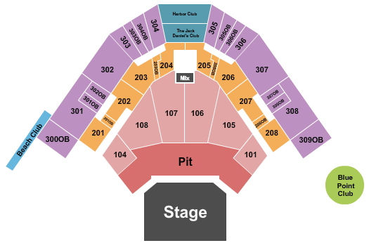 Hartford HealthCare Amphitheater seating chart
