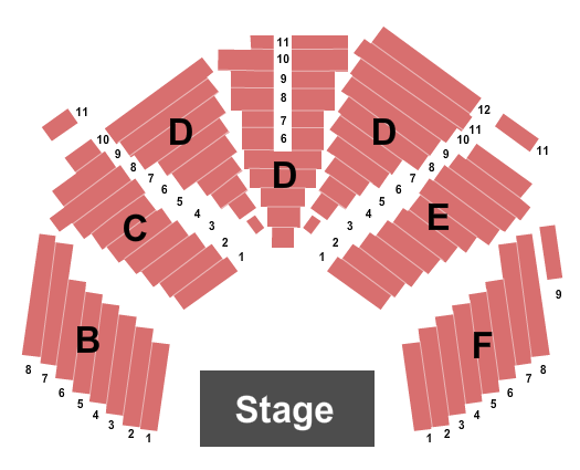 Hartford Stage seating chart