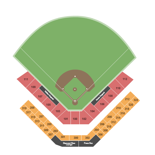 Hawks Field At Haymarket Park seating chart