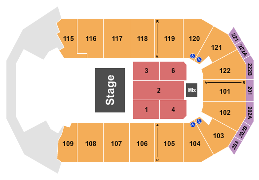 HEB Center at Cedar Park seating chart