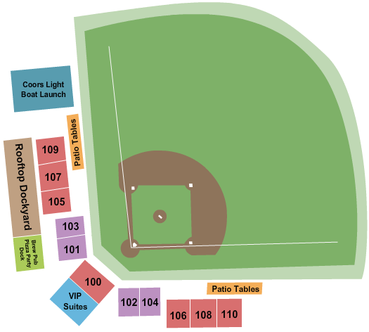 Herr-Baker Field seating chart