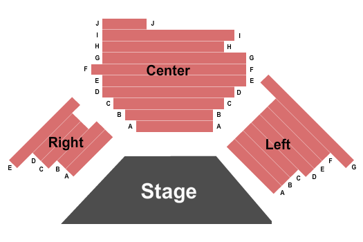 Hillbarn Theatre seating chart
