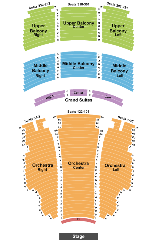 Hippodrome Theatre At The France-Merrick PAC seating chart