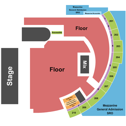 History - Toronto seating chart