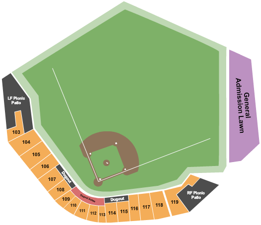Hodgetown seating chart