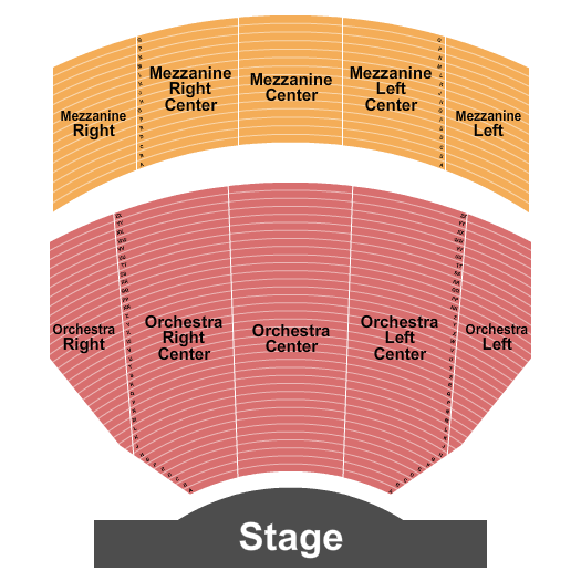 Hollywood Pantages Theatre - CA seating chart