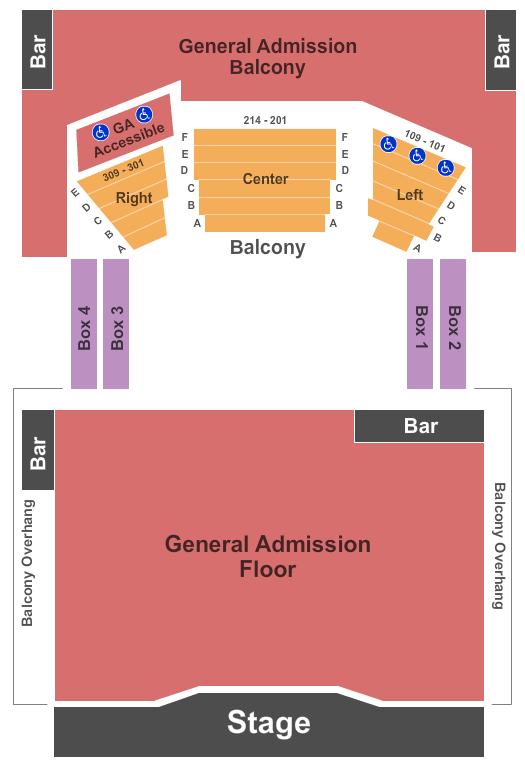 House Of Blues - Cleveland seating chart