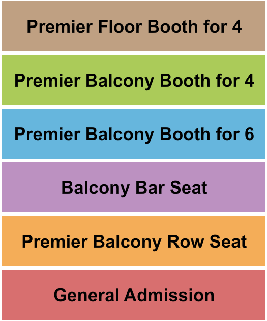 Howard Theatre - DC seating chart
