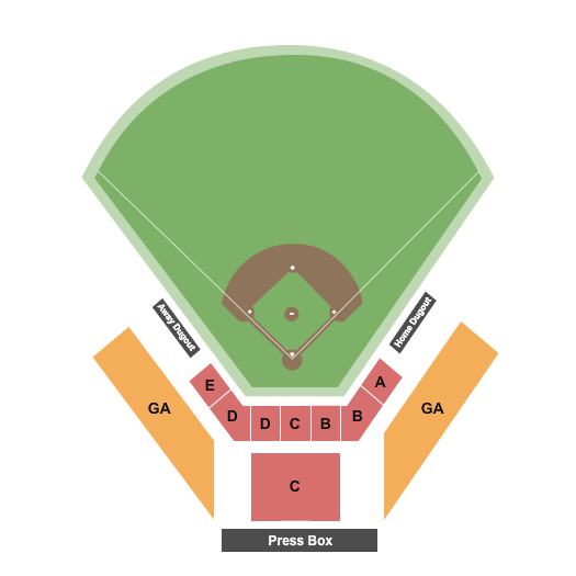 Hunter Wright Stadium seating chart