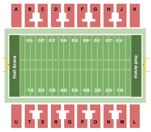 ICCU Dome seating chart