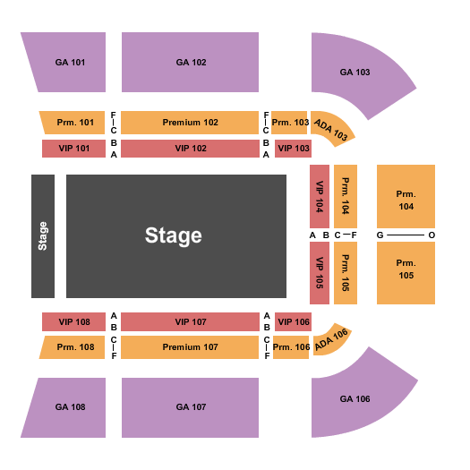 Independence Center Mall seating chart