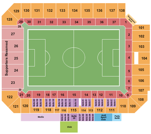 Inter&Co Stadium seating chart