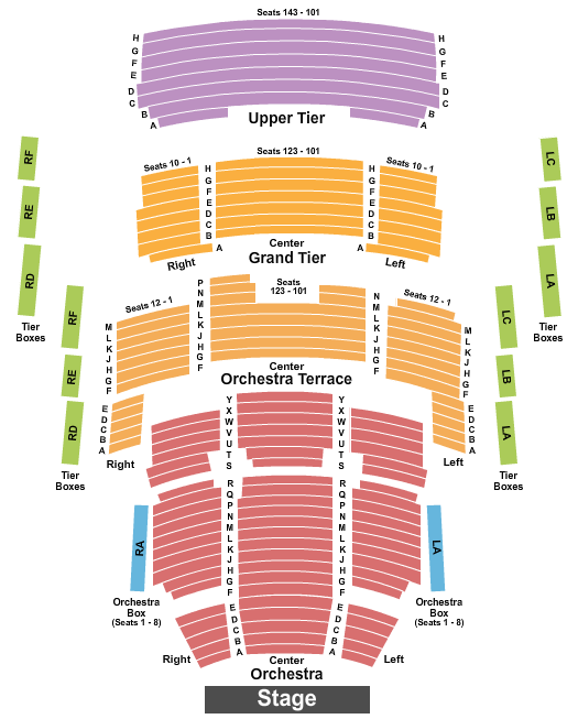 Jackson Hall At Mondavi Center seating chart