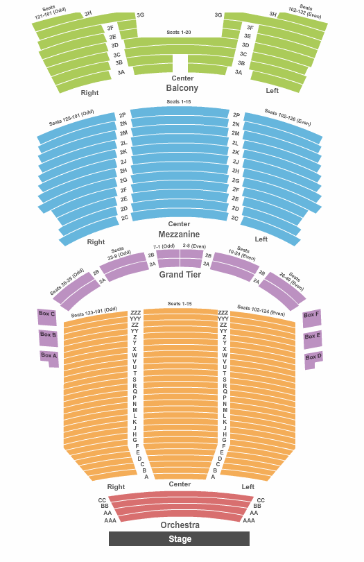 Janet Quinney Lawson Capitol Theatre seating chart