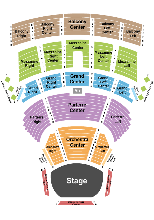 Joan and Irwin Jacobs Music Center seating chart