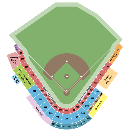 Joseph P. Riley Jr. Park seating chart