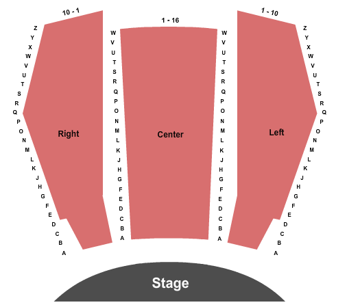 Kelowna Community Theatre seating chart