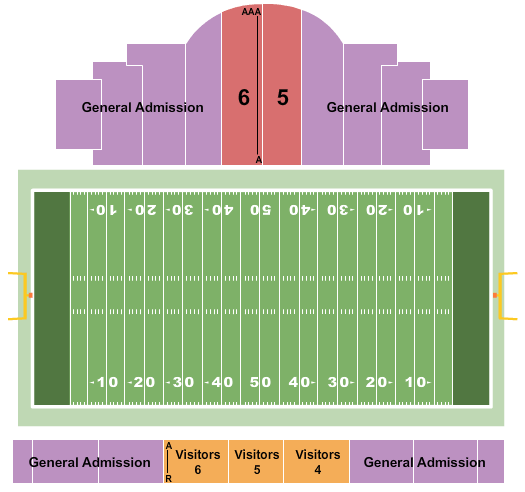 Kerr Stadium seating chart