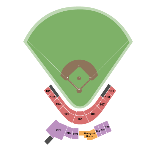 Kokomo Municipal Stadium seating chart
