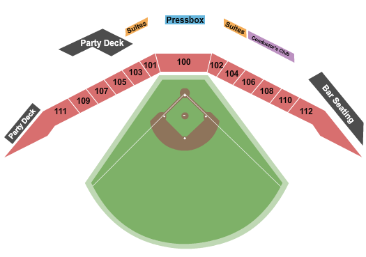 La Moderna Field - TX seating chart