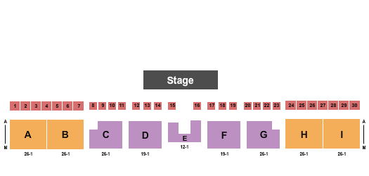 Lake County Fairgrounds - Lakeview seating chart