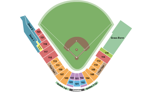 Lake Elsinore Diamond seating chart