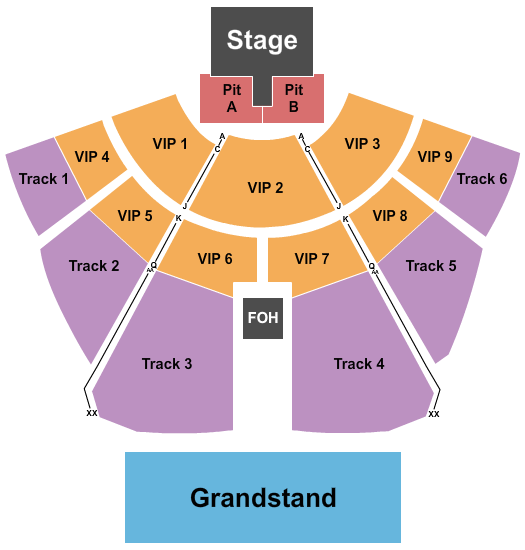 LaPorte County Fairgrounds seating chart