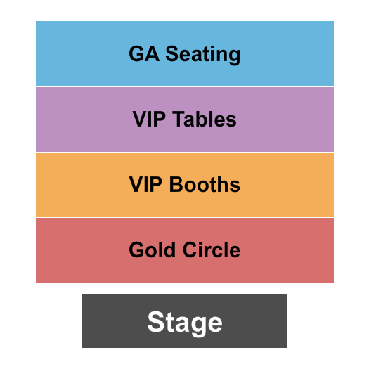 Laugh Factory at Horseshoe Las Vegas seating chart