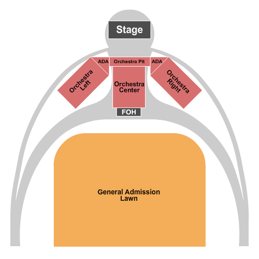 Lauridsen Amphitheater at Water Works Park seating chart