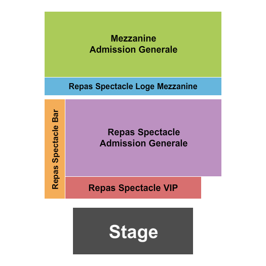 Le Balcon seating chart