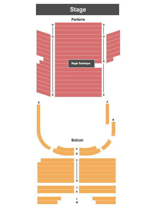 Le National seating chart