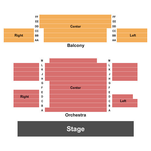 Le Petit Theatre Du Vieux Carre seating chart