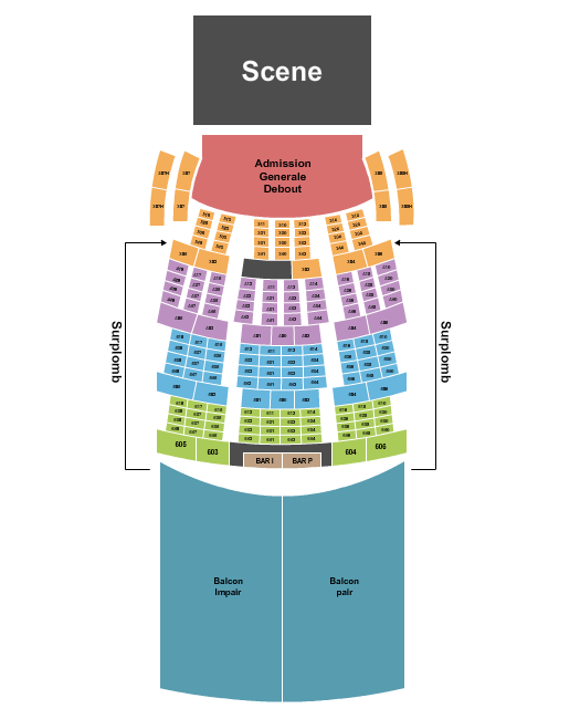 Le Theatre Capitole seating chart