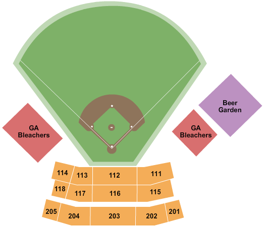 Legion Stadium seating chart