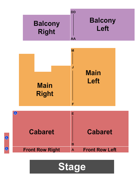 Lexington Village Theatre seating chart