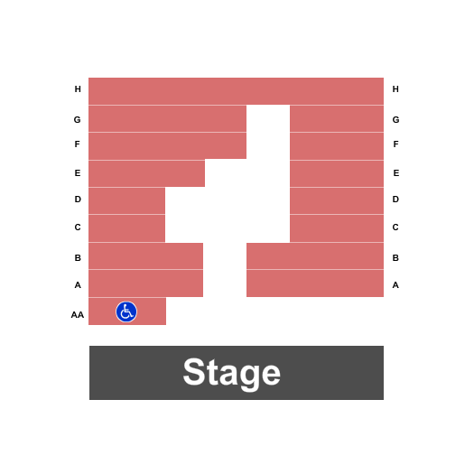 Lifeline Theatre seating chart